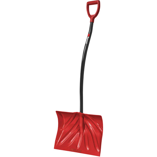 Pelle &agrave; neige Yukon, Lame Polypropyl&egrave;ne, Largueur 18", Manche Prise en D ergonomique Trail Hammer and Bolt