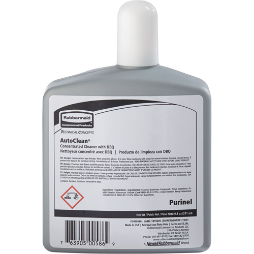 Produit d'entretien pour drain et nettoyeur de cuvette de rechange AutoClean de Purinel, 9,8 oz, Bouteille Trail Hammer and Bolt