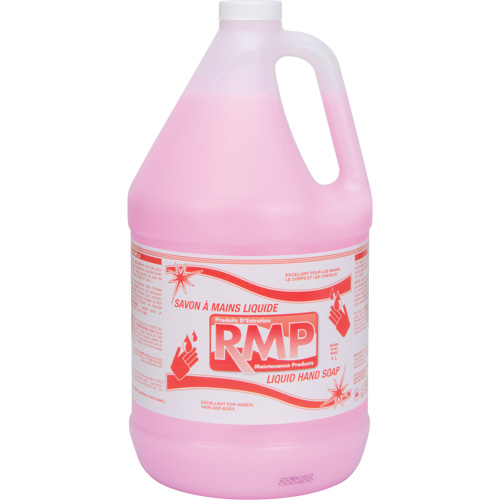 Savon liquide rose pour les mains, Liquide, 4 L, Parfum&eacute; Trail Hammer and Bolt