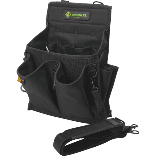 Sac &agrave; outils, Nylon, 20 pochettes, Noir Trail Hammer and Bolt
