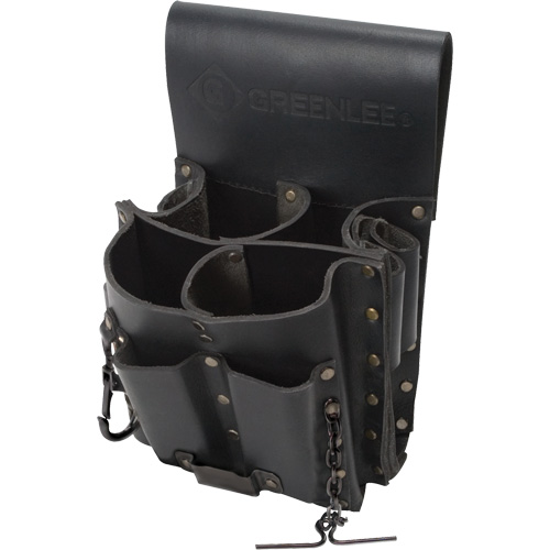 Poche pour ceinture porte-outils, Porte-outil multiple, Cuir, 8 Poches Trail Hammer and Bolt