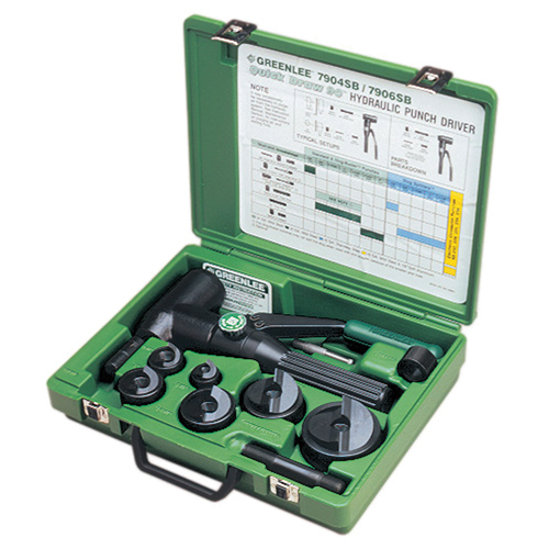 Ensemble de poinçonnage hydraulique Quick Draw 90 avec poinçons SlugBuster Trail Hammer and Bolt