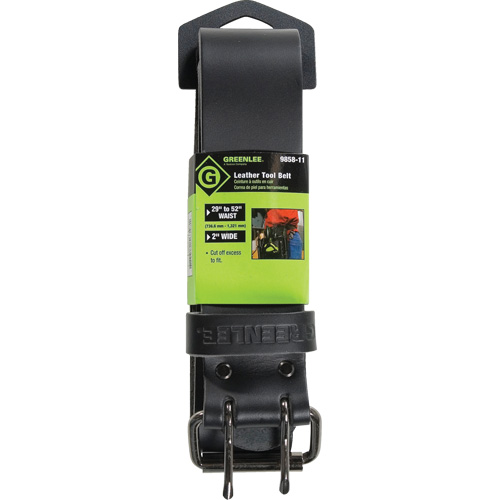 Ceinture porte-outils, Cuir, Noir Trail Hammer and Bolt