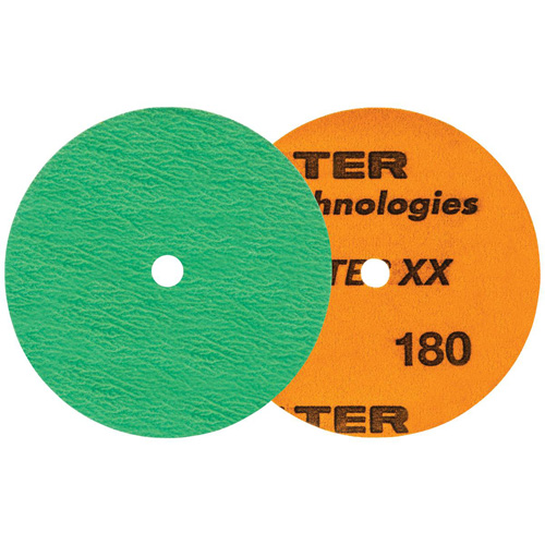 Disque de ponçage QUICK-STEP XX, dia 4-1/2", Grain 180, C&eacute;ramique Trail Hammer and Bolt