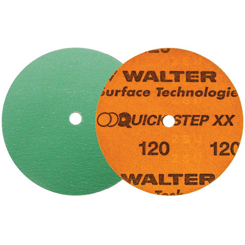 Disque de ponçage QUICK-STEP XX, dia 5", Grain 120, C&eacute;ramique Trail Hammer and Bolt