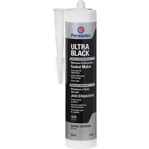 Ultra Black&reg; Gasket Maker, Cartridge, Black Trail Hammer and Bolt