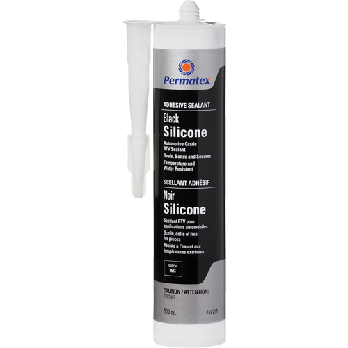 RTV Adhesive Sealant, 300 ml, Cartridge, Black Trail Hammer and Bolt