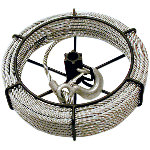 Assemblage de c&acirc;ble de 100' JGP-150A 1-1/2 tonne pour chariot-palans JET Trail Hammer and Bolt