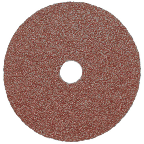 Disque de ponçage en fibre de r&eacute;sine, Oxyde d'aluminium, A16, 5" Dia x 7/8" Arbre Trail Hammer and Bolt