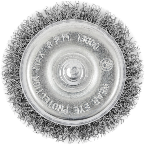 Shaft Mounted Crimped Cup Brush Trail Hammer and Bolt