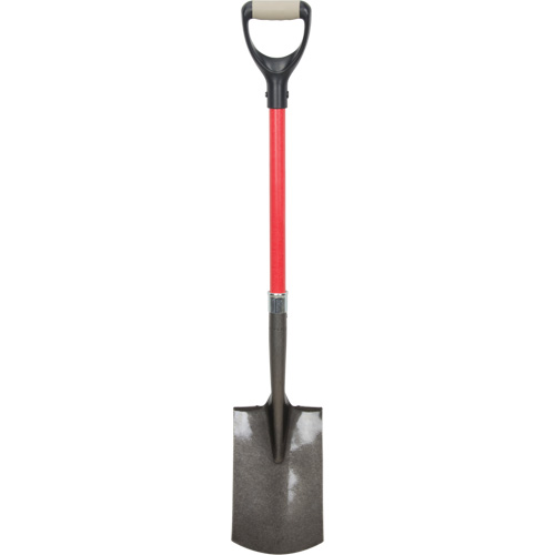 Pelles robustes, Fibre de verre, Lame Acier au carbone, Manche en Prise en D, Longueur 30-1/2" Trail Hammer and Bolt