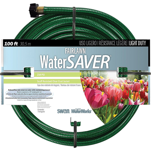 Fairlawn Watersaver Light Duty Garden Hoses, Nylon, 1/2" dia. x 100' Trail Hammer and Bolt