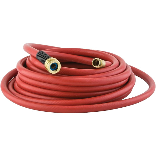Hot Water Hose, Rubber, 5/8" dia. x 50' L Trail Hammer and Bolt