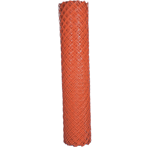 Safety Fence, 50' L x 4' W, Orange Trail Hammer and Bolt