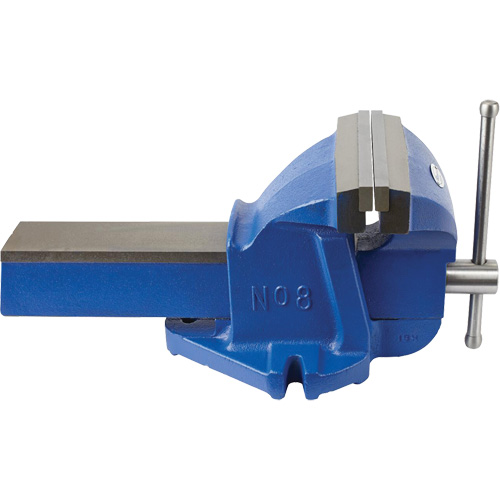 Mechanic's Vise, 8" Jaw Width, 4" Throat Depth Trail Hammer and Bolt