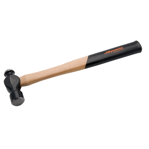 Ball Pein Hammer, 16 oz. Head Weight, Polished Face, Wood Handle Trail Hammer and Bolt