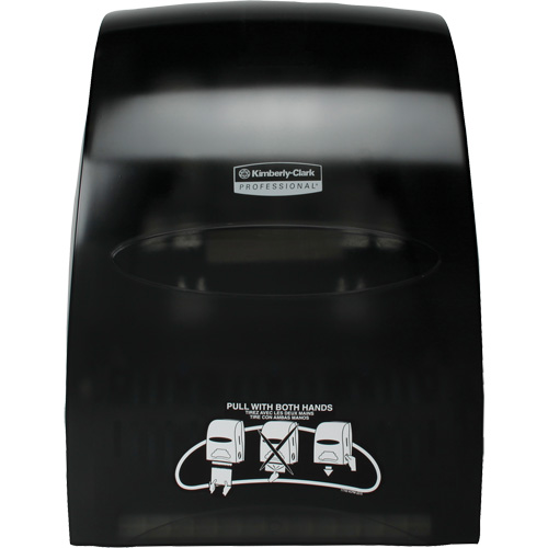 Distributeur de serviettes en rouleaux durs Sanitouch, Manuel, 12,63" la x 10,2" p x 16,13" h Trail Hammer and Bolt