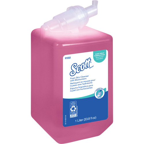 Nettoyant pour la peau avec agents hydratants Scott Pro, Mousse, 1 L, Parfum&eacute; Trail Hammer and Bolt