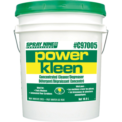 Power Kleen Parts Wash Cleaner, 20 L, Pail Trail Hammer and Bolt