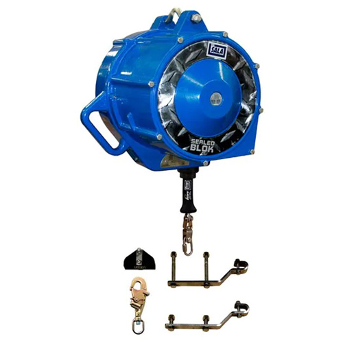 DBI-SALA&reg; Rollgliss Descender, 200' L, Stainless Steel Cable Lifeline Trail Hammer and Bolt