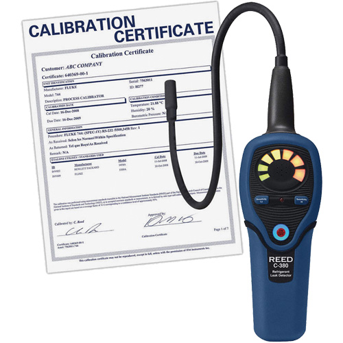 D&eacute;tecteur de fuites de r&eacute;frig&eacute;rant avec certificat de calibration Trail Hammer and Bolt