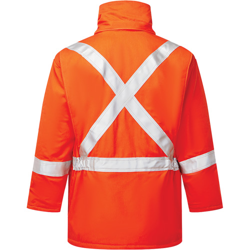 Parka isol&eacute; haute visibilit&eacute; 9 oz UltraSoft, Orange, T-Grand Trail Hammer and Bolt
