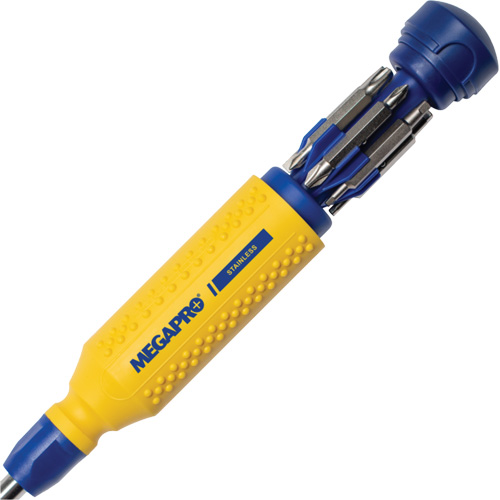 Tournevis multi embouts en acier inoxydable Original 15-en-1, 8-37/50" lo, Prise Textur&eacute; Trail Hammer and Bolt