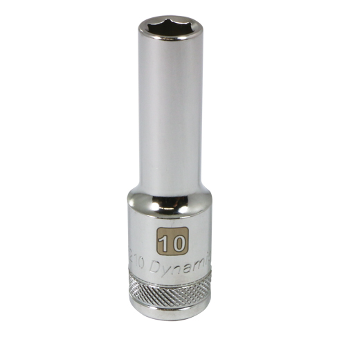 Metric Socket, 10 mm, 1/2" Drive, 6 Points, Deep Trail Hammer and Bolt