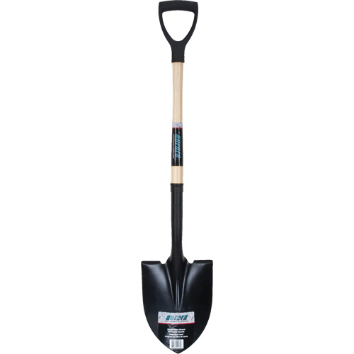 Pelle ronde, Lame Acier durci, Bois dur, Manche Prise en D Trail Hammer and Bolt