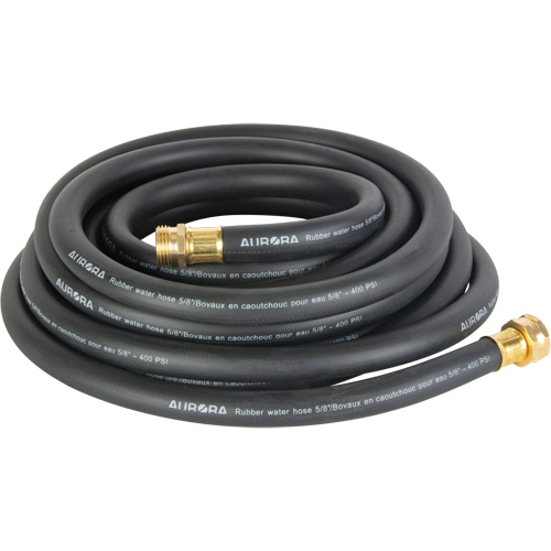 Contractor Duty Rubber Hose, Rubber, 5/8" dia. x 25' Trail Hammer and Bolt