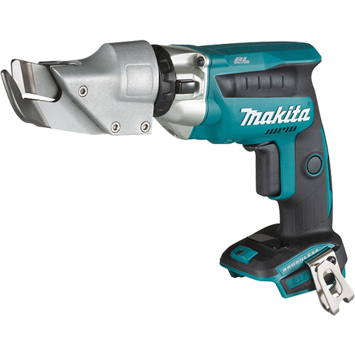 Cordless 18 Gauge Offset Shears with Brushless Motor (Tool Only) Trail Hammer and Bolt