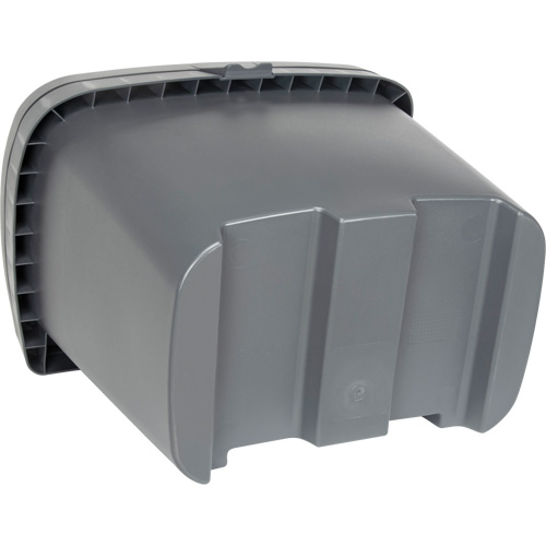 Bacs d'entreposage pour sel & sable, Avec Moraillon, 21" x 27" x 26", 4,24 pi³, Gris Trail Hammer and Bolt