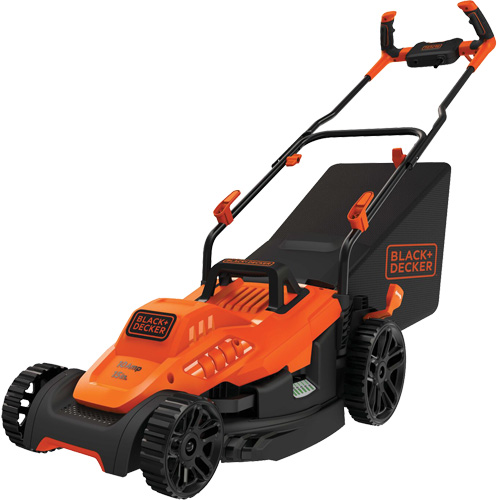 Tondeuse &agrave; gazon avec poign&eacute;e confortable, Pouss&eacute;e, &eacute;lectrique, Largeur de coupe 15" Trail Hammer and Bolt