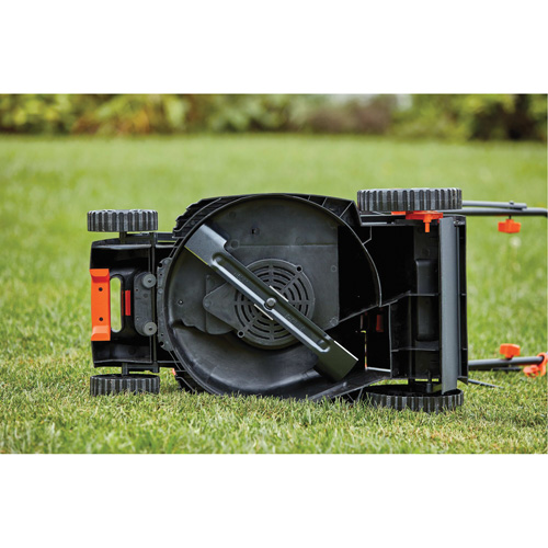 Tondeuse &agrave; gazon avec poign&eacute;e confortable, Pouss&eacute;e, &eacute;lectrique, Largeur de coupe 17" Trail Hammer and Bolt