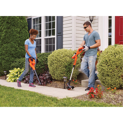 Ensemble combin&eacute; coupe-bordure/taille-bordure et balayeuse pour surfaces rigides Max*, 10", &agrave; pile, 20 V Trail Hammer and Bolt