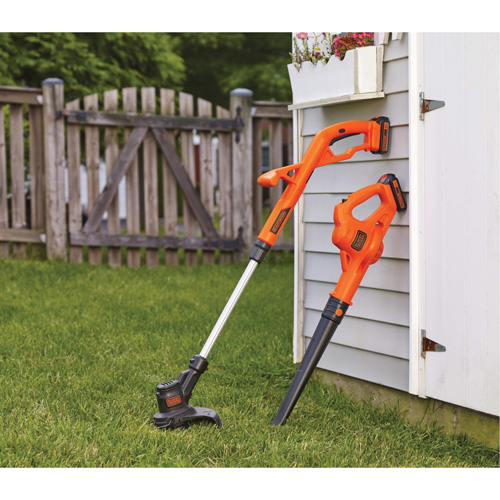 Ensemble combin&eacute; coupe-bordure/taille-bordure et balayeuse pour surfaces rigides Max*, 10", &agrave; pile, 20 V Trail Hammer and Bolt