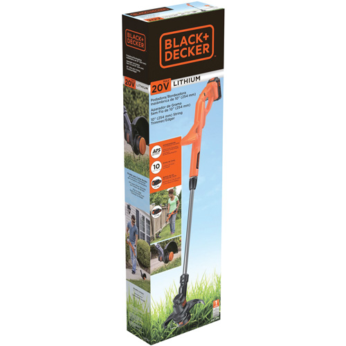 Max* Cordless String Trimmer/Edger Kit, 10", Battery Powered, 20 V Trail Hammer and Bolt