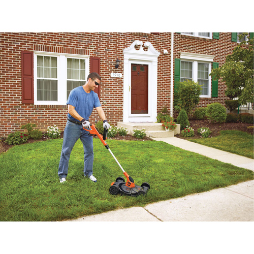 20V Max* Cordless 3-in-1 Compact Mower Kit, Push Walk-Behind, Battery Powered, 12" Cutting Width Trail Hammer and Bolt