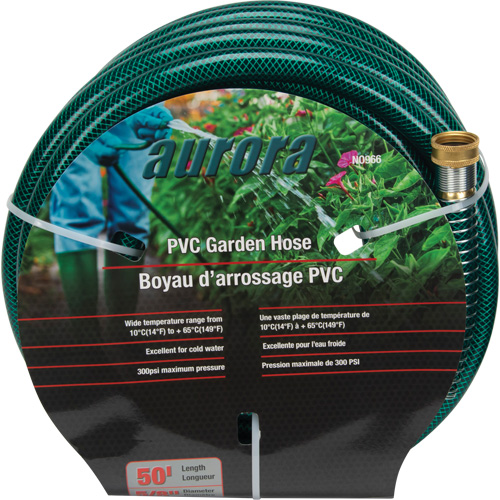 Tuyau de jardin, PVC, 5/8" dia x 50' Trail Hammer and Bolt