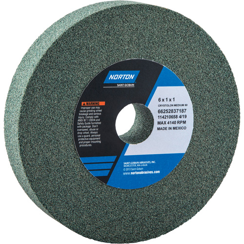 Bench Grinding Wheels - Gemini, 6" x 3/4", 1" Arbor Trail Hammer and Bolt