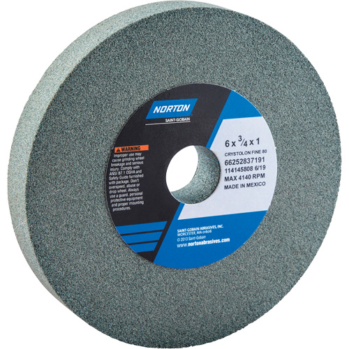 Bench Grinding Wheels - Gemini, 6" x 3/4", 1" Arbor Trail Hammer and Bolt