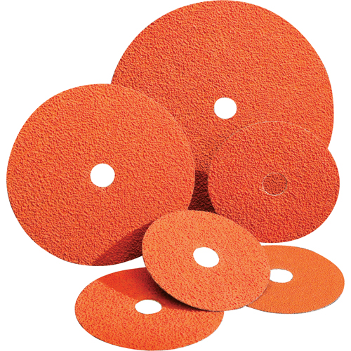 Disques en fibre Blaze, C&eacute;ramique d'alumine, 24, 5" Dia x 7/8" Arbre Trail Hammer and Bolt