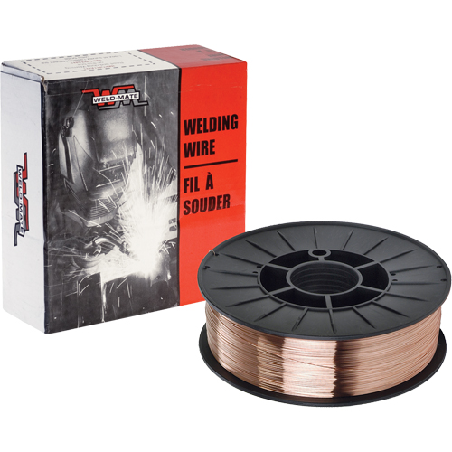 ER70S6 Welding Wire, Carbon Steel, 0.035" Diameter Trail Hammer and Bolt