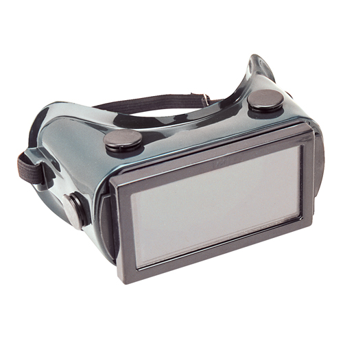Welder's Flexible Frame Safety Goggles, 5.0 Lens, Anti-Scratch, Closed Vent Trail Hammer and Bolt
