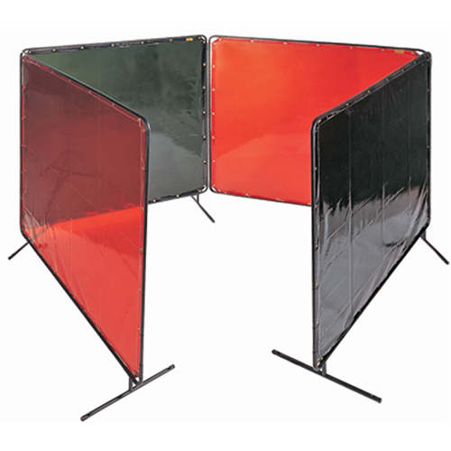 Welding Screen and Frame, Green, 6' x 6' Trail Hammer and Bolt