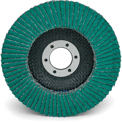 Disques &agrave; lamelles 577F, 4-1/2" x 7/8", Type 29, Grain 40, Zirconium Trail Hammer and Bolt