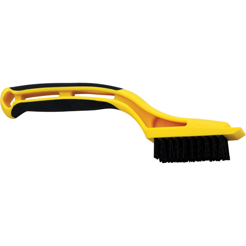 Mini Scratch Brush, Nylon, 7-1/4" Long Trail Hammer and Bolt