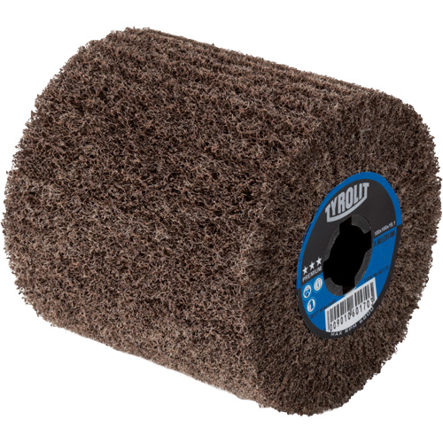 Pro-Line Surface Conditioning Drum, 4" Dia. x 4" W, 3/4" Arbor, Coarse Grit, Aluminum Oxide Trail Hammer and Bolt