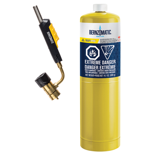 Bernzomatic Trigger-Start Swivel Head Torch Kit, Propane Trail Hammer and Bolt