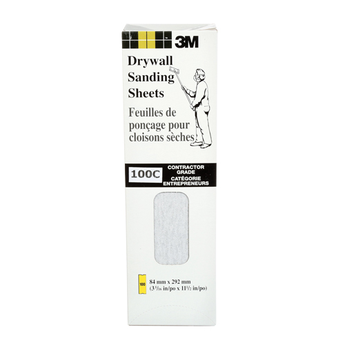 Tri-M-ite Fre-Cut Die -Cut Drywall Sheet, 11-1/4" x 3-5/16", 100 Grit, Silicon Carbide Trail Hammer and Bolt